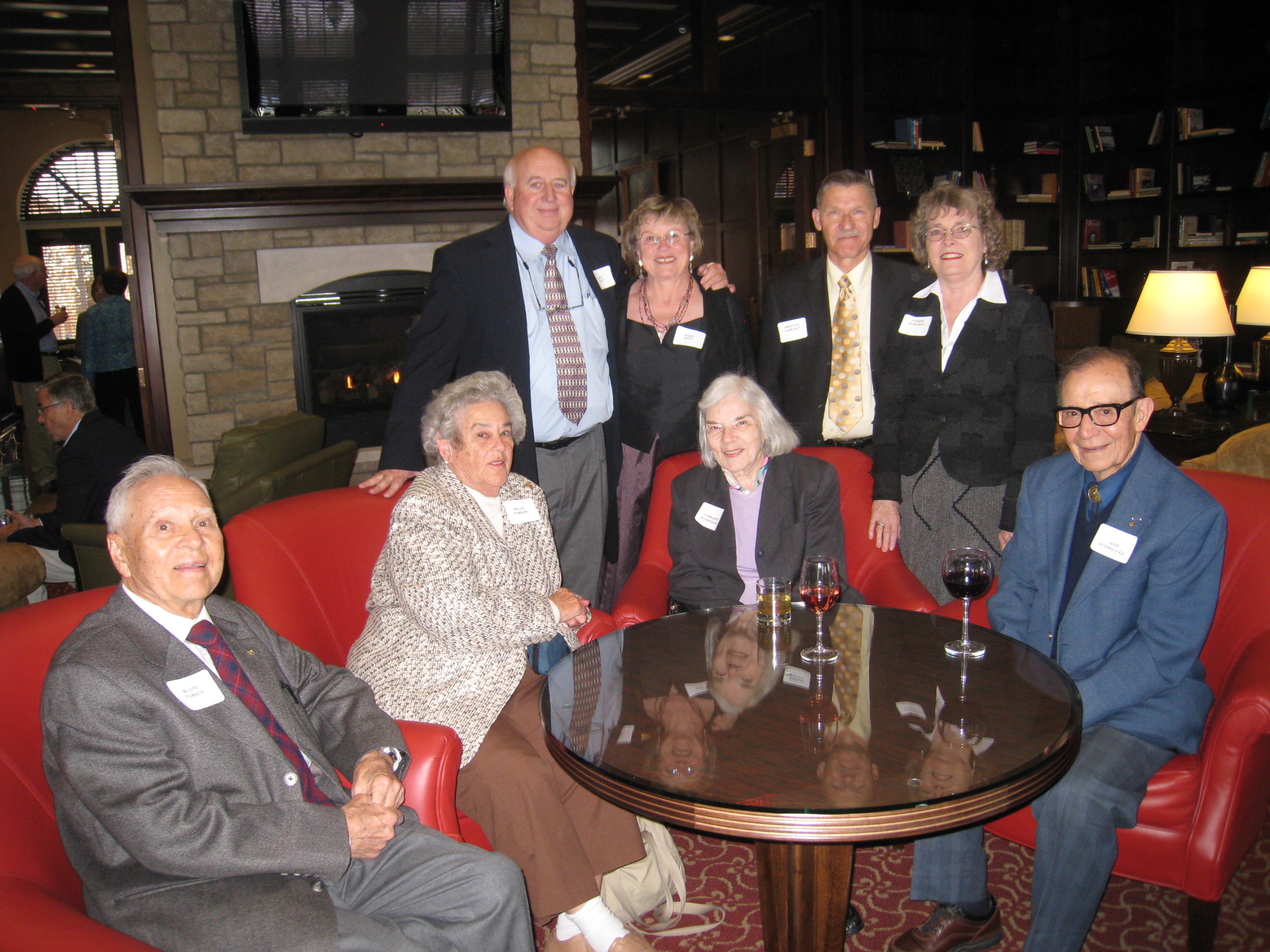Blaine and Peggy Parker, Bill and Mary Witt, Lorraine and Juan Rodriguez, Doug and Yvonne Dahlman