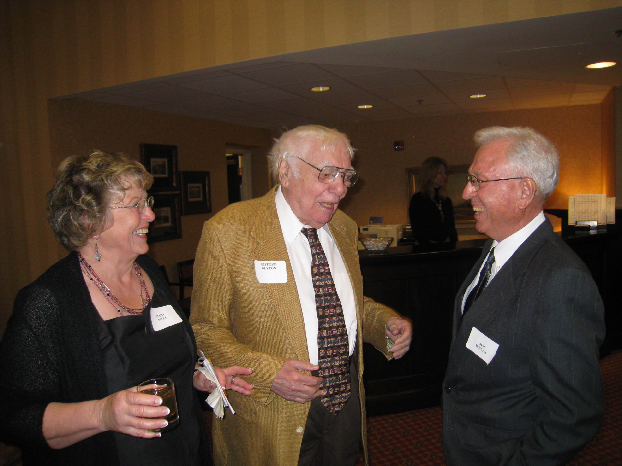 Mary Witt, Gifford Blyton, and Jim Wells